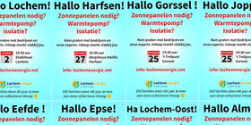 acht posters oproep inloopmarkten buurtaanpak LochemEnergie