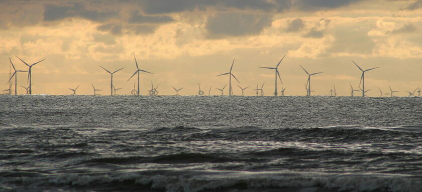 windmolenpark op zee